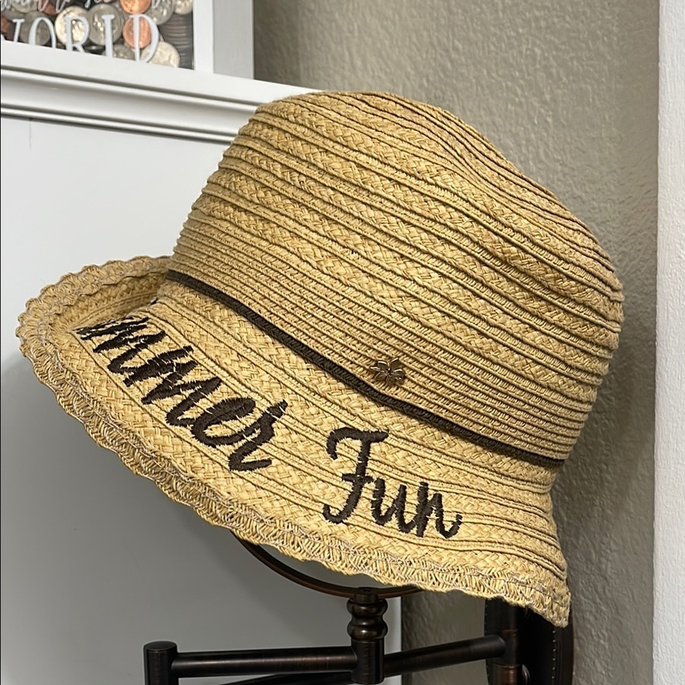 Cappelli Straworld Tan and Black Sun Hat